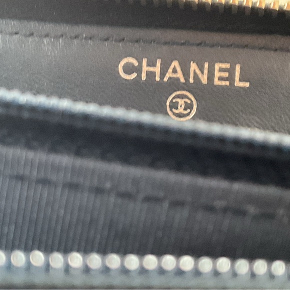 Chanel Steel Blue Horizontal Quilted Lambskin Shoulder Bag - Picture 9 of 12